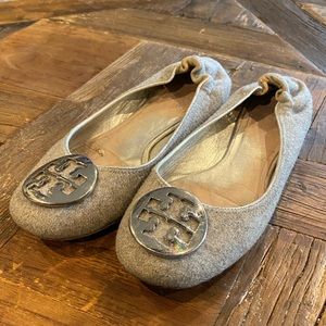 Tory Burch Wool Minnie ballet flats